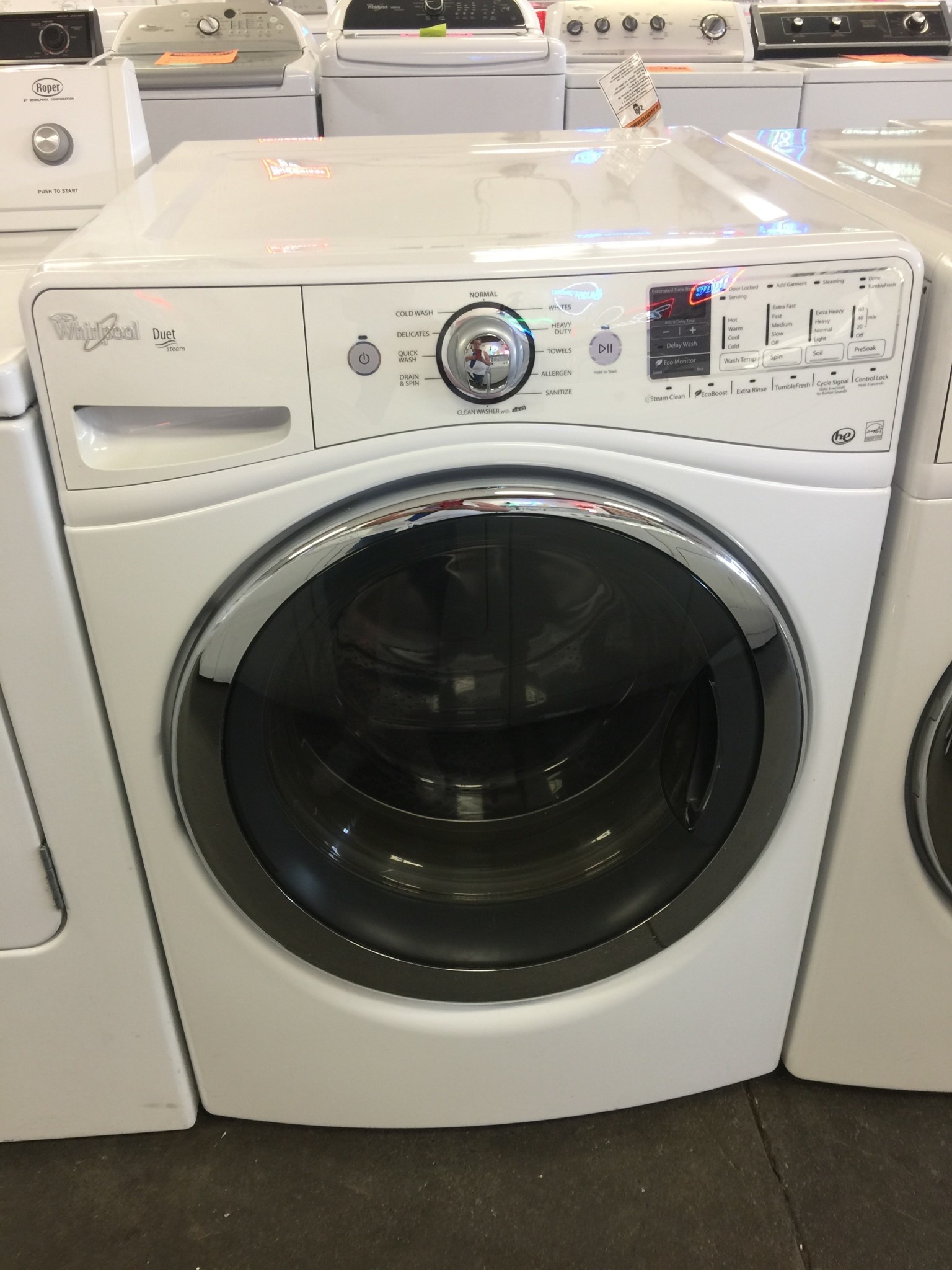 whirlpool duet front load washer