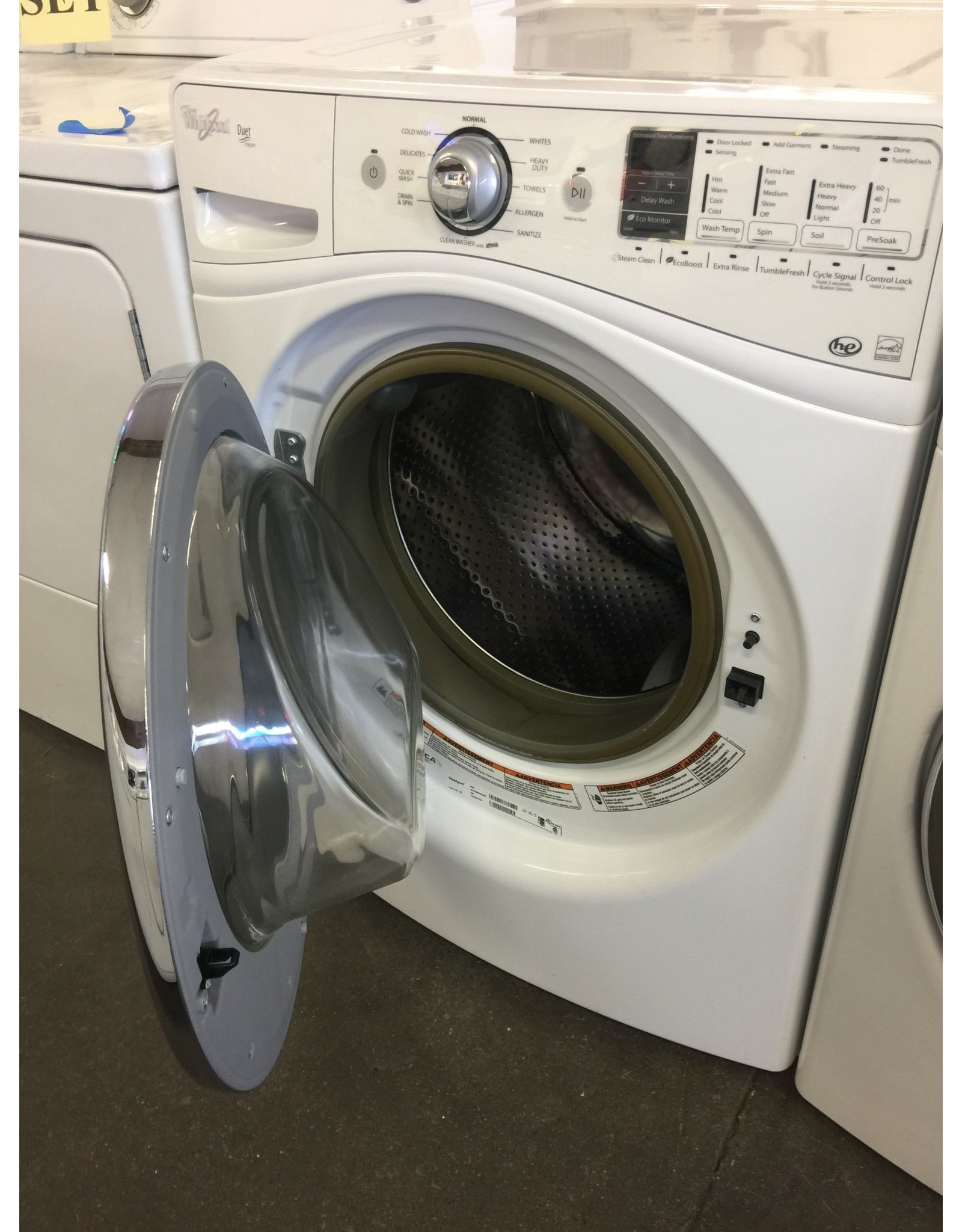 whirlpool duet washing machine