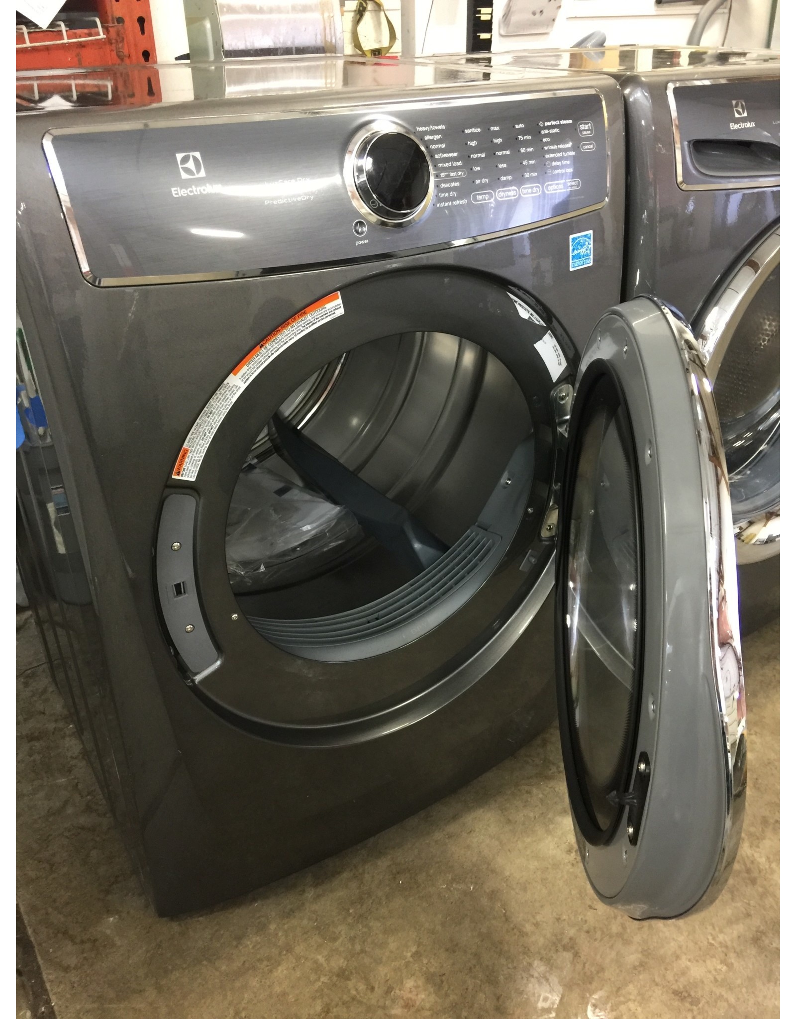 ELECTROLUX ELECTROLUX FRONT LOAD STEAM DRYER IN STEEL GRAY - Discount