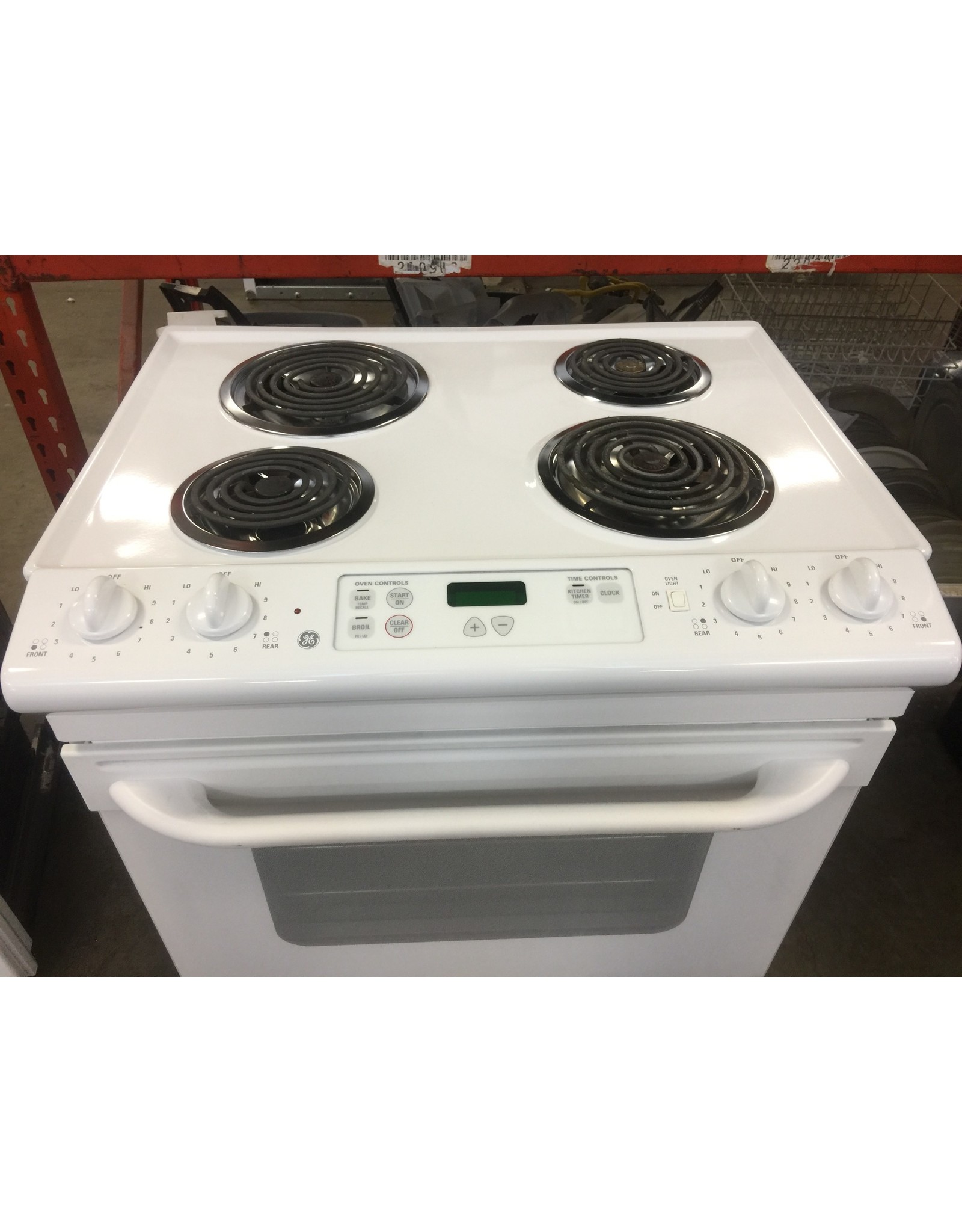 GE GE COIL TOP SLIDE IN WHITE RANGE Discount City Appliance