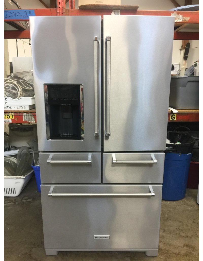 KITCHENAID KITCHENAID FRENCH DOOR STAINLESS REFRIGERATOR W/ICE & WATER