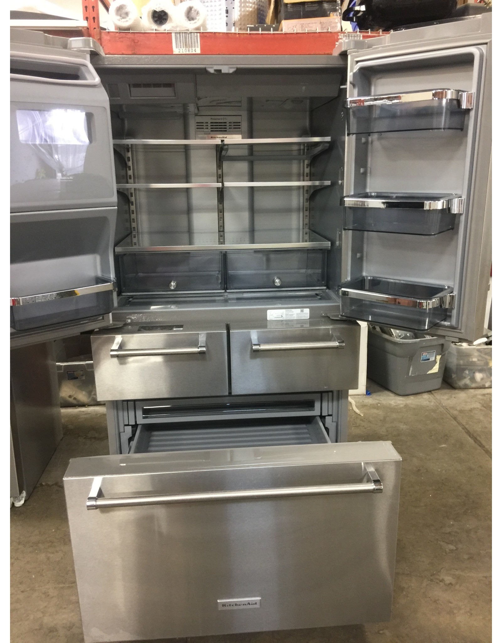 KITCHENAID KITCHENAID FRENCH DOOR STAINLESS REFRIGERATOR W/ICE & WATER