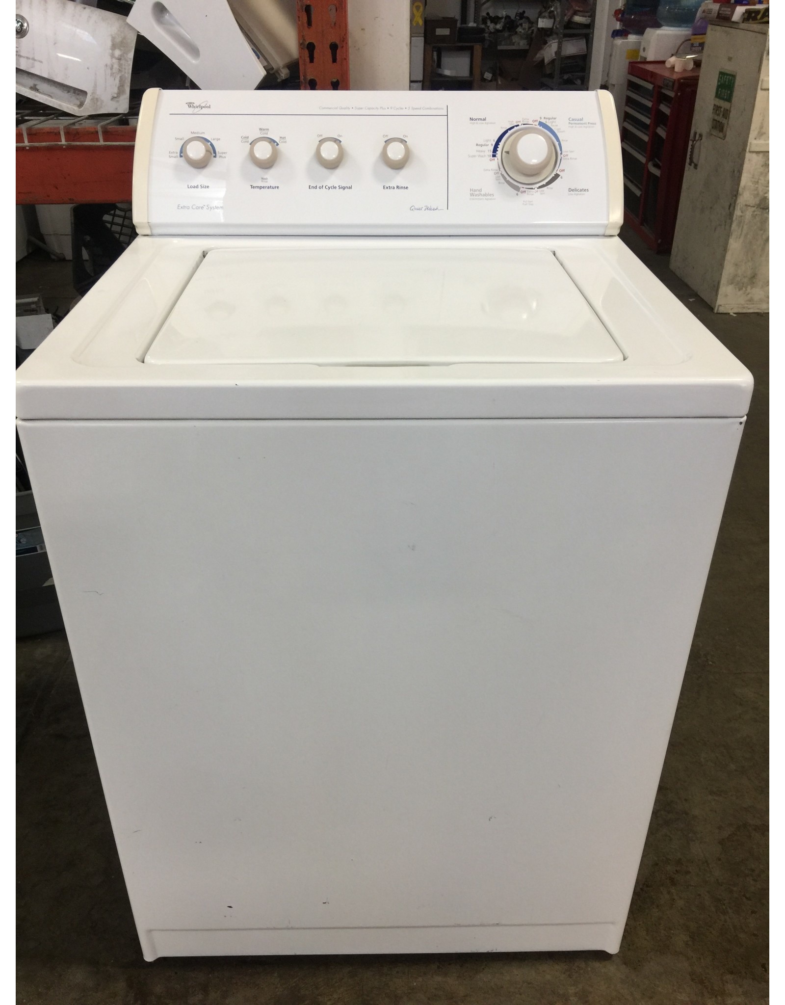 whirlpool washing top load