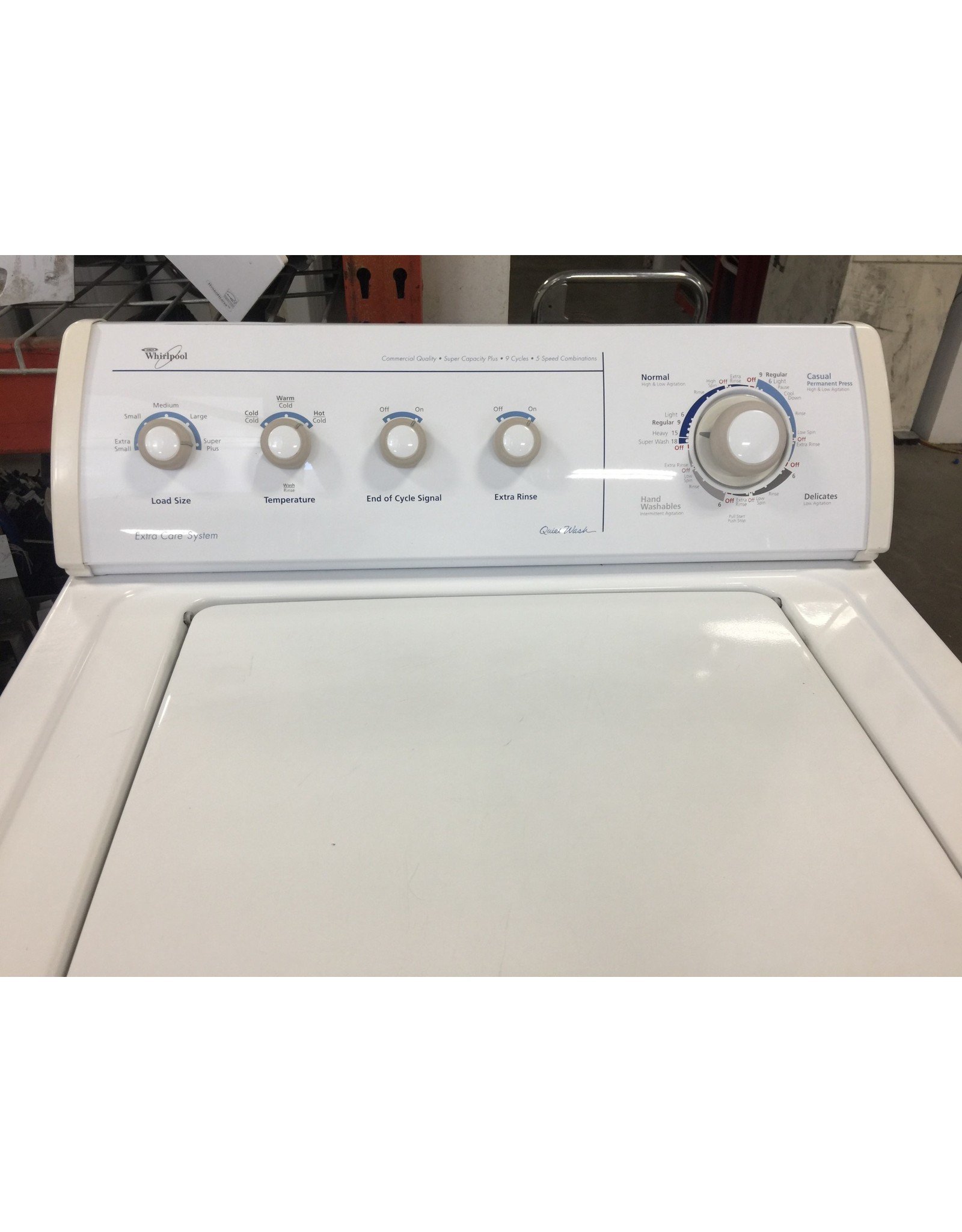 WHIRLPOOL WHIRLPOOL "QUIET WASH" TOP LOAD WASHING MACHINE Discount