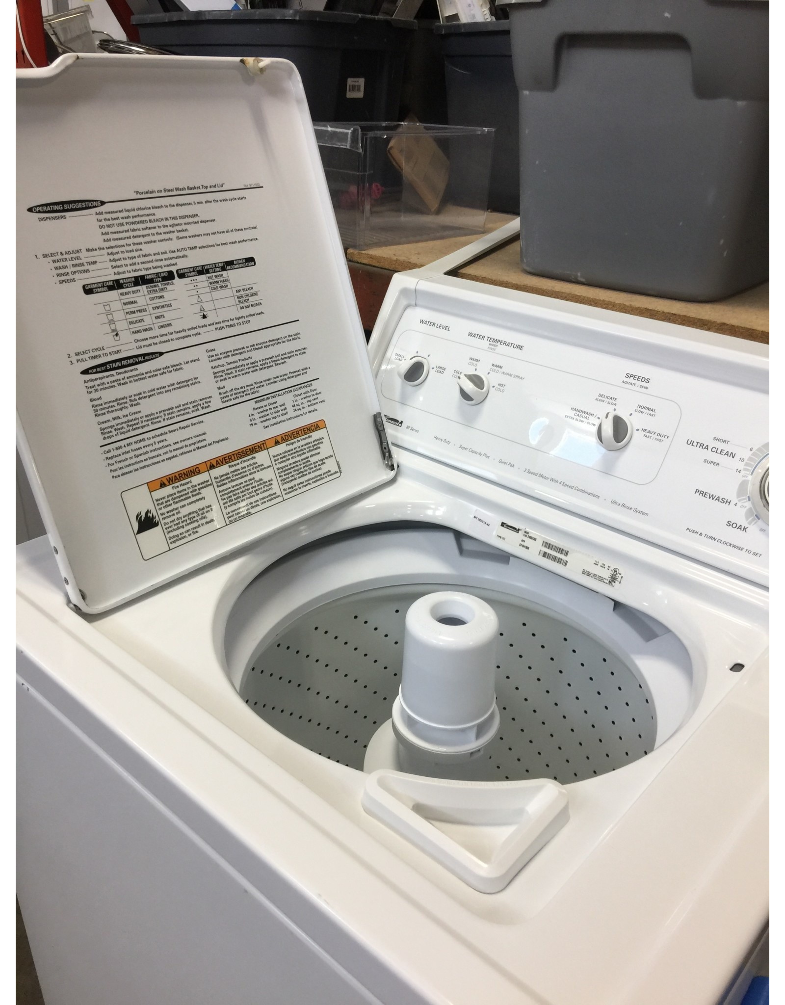 KENMORE KENMORE 80 SERIES TOP LOAD WASHING MACHINE Discount City KENMORE KENMORE 80 SERIES TOP LOAD WASHING MACHINE Discount City