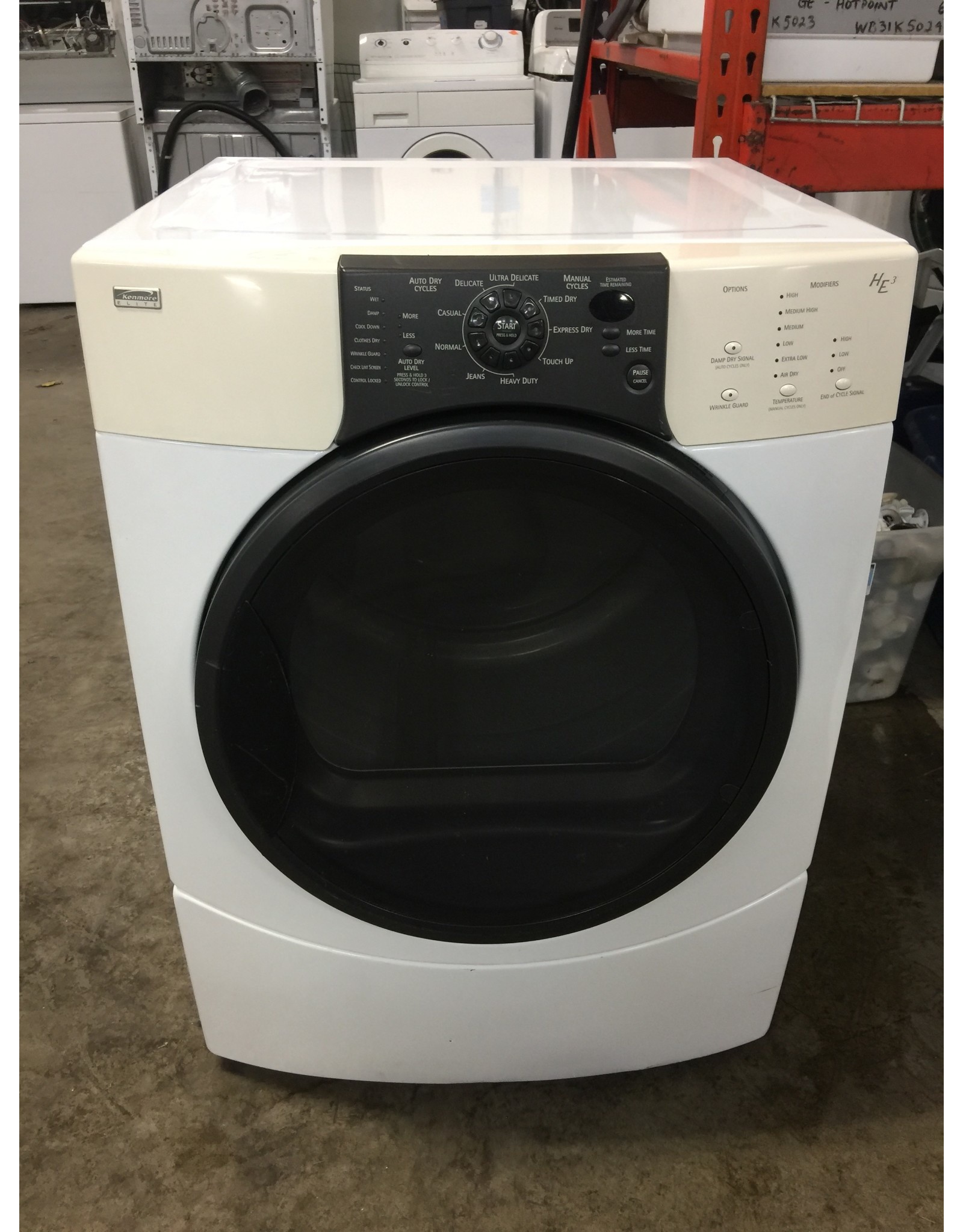 kenmore elite quiet pak 4 he3t