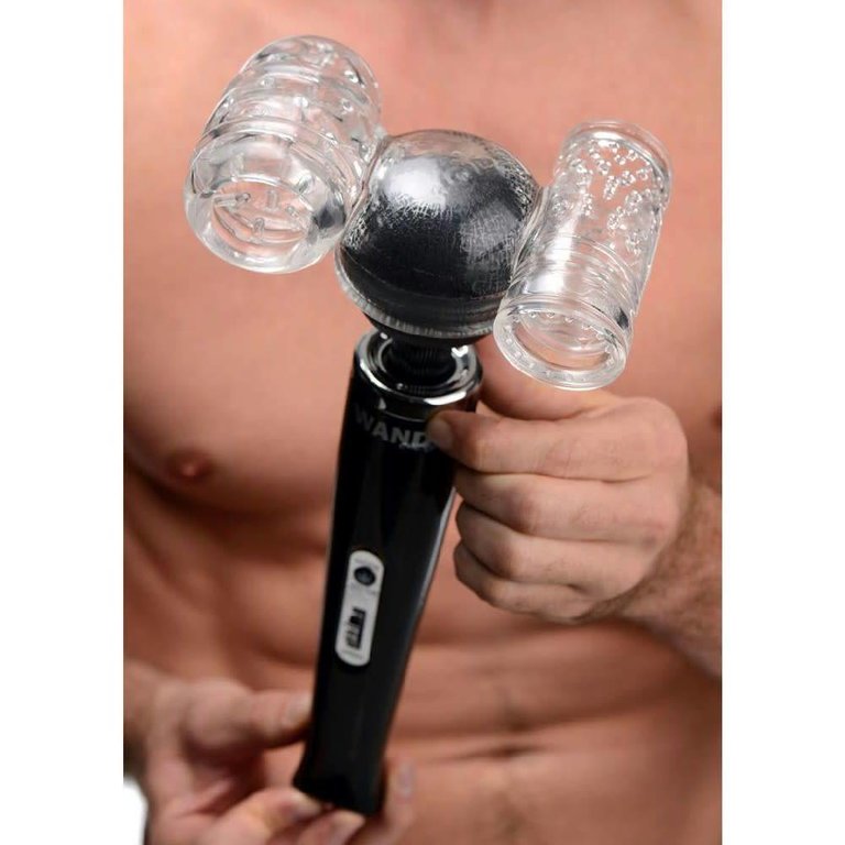 Wand Essentials Twin Turbo Strokers Attachment