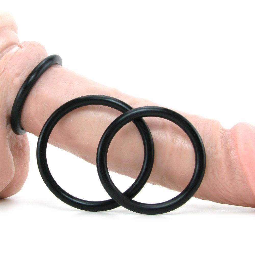 Sex and Mischief Nitrile Cock Ring 3 Pack
