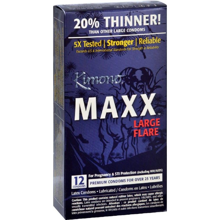 Kimono MaXX Flare Condom 12 pack