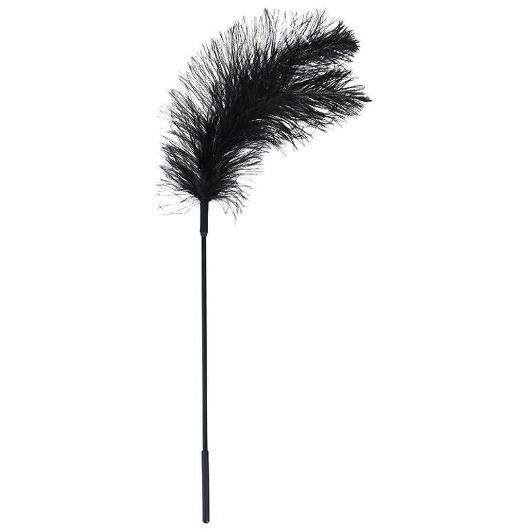 Sportsheets Ostrich Feather Black Tickler