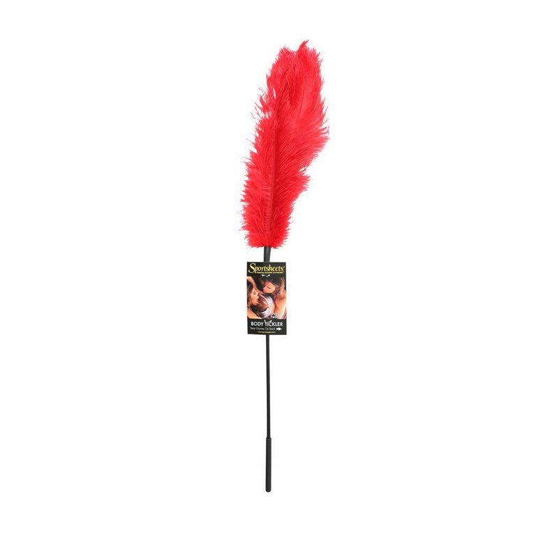 Sportsheets Ostrich Feather Red Tickler