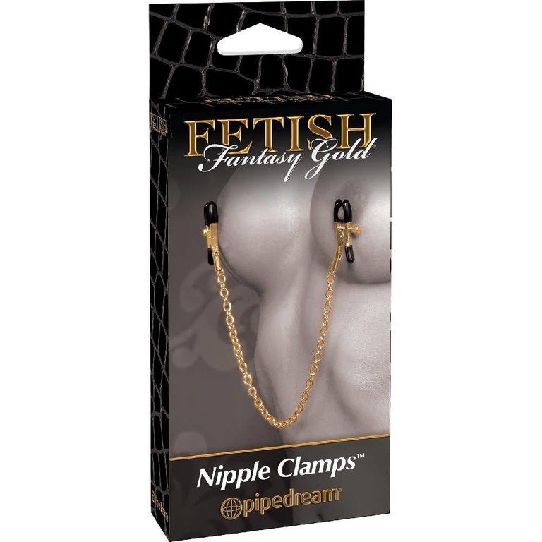 Pipedream Fetish Fantasy Gold Nipple  Clamps