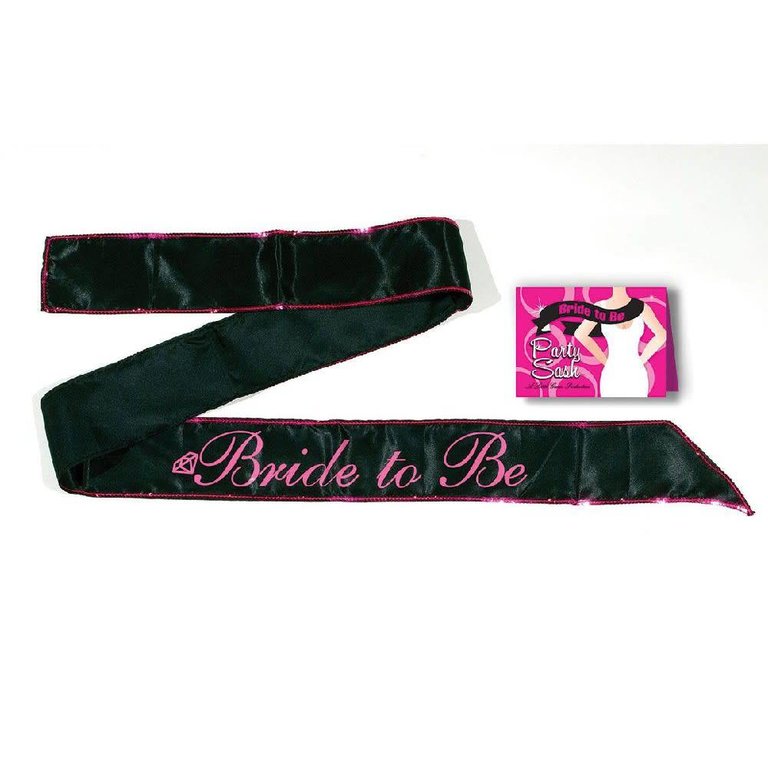 Little Genie Bride to Be Black Sash