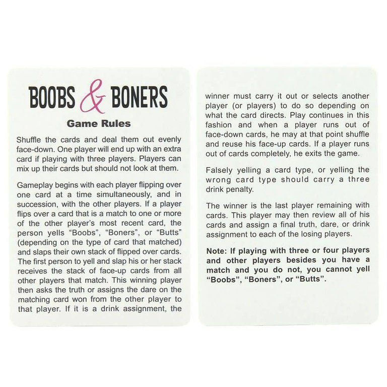 Kheper Games Boobs and Boners Card Game