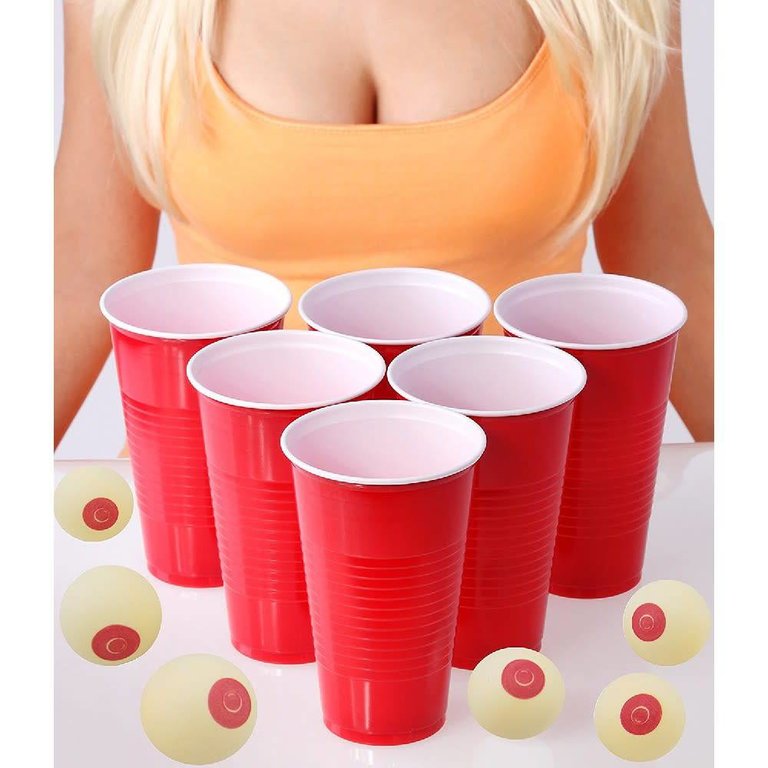 Boob Beer Pong Balls - 6 pack