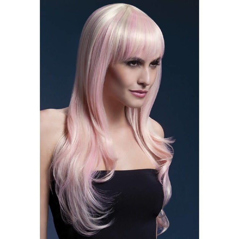 Fever/Smiffys Sienna Wig - Blonde Candy