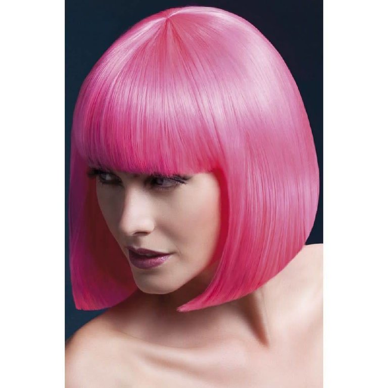 Fever/Smiffys Elise Wig - Neon Pink