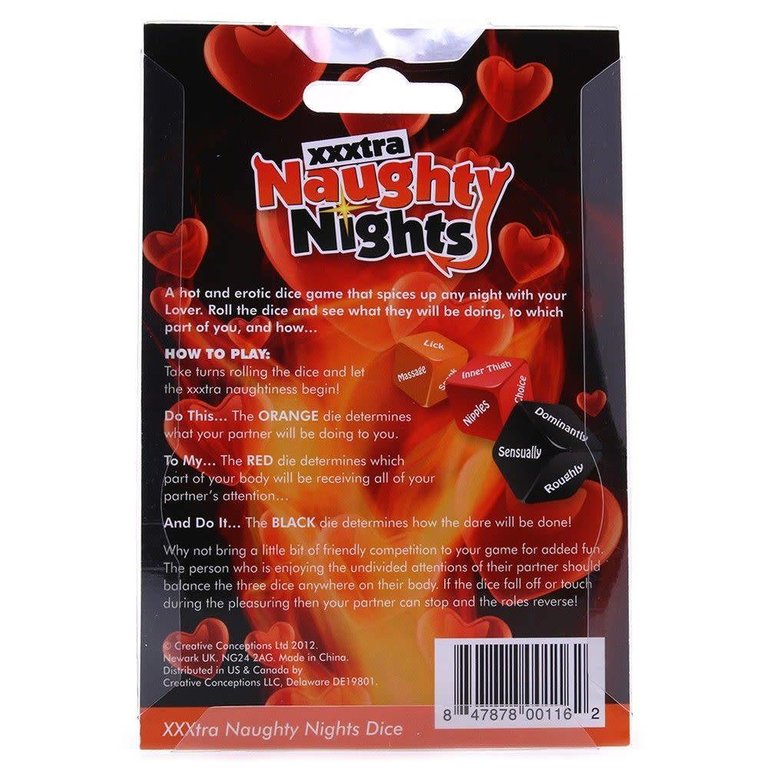Creative Conceptions XXXtra Naughty Nights Raunchy Dare Dice