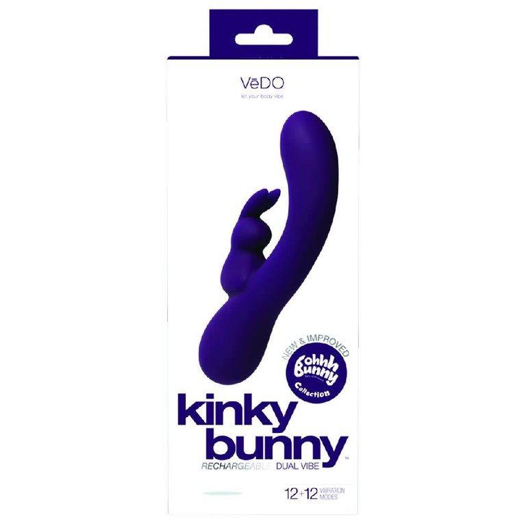 Vedo KINKY BUNNY Rechargeable Rabbit Vibe Purple