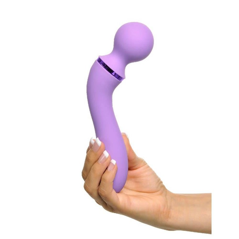 Pipedream Duo Wand Silicone Rechargeable Massage-her