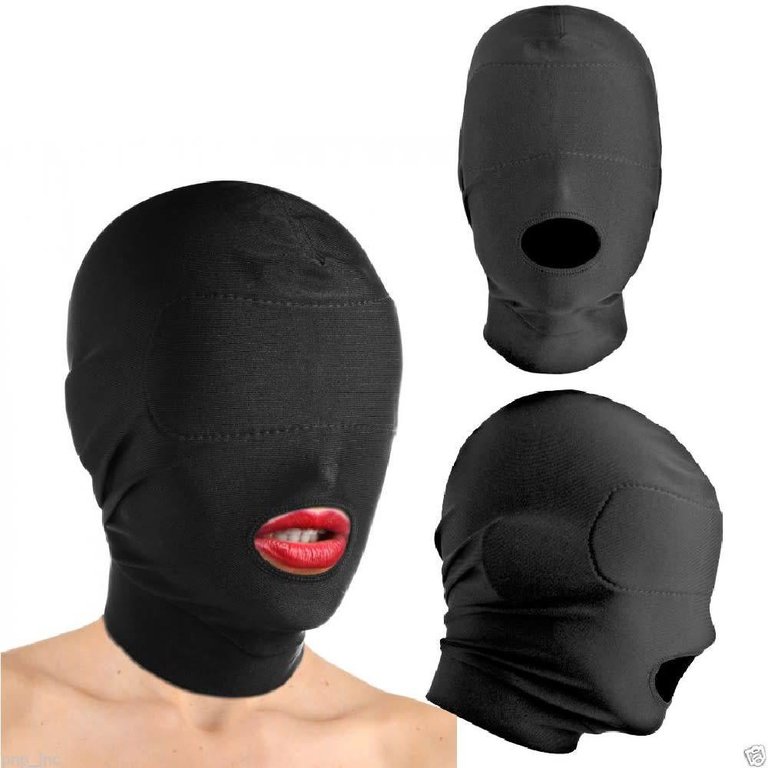 XR Brand Spandex Hood W/Padded Eyes and Open Mouth