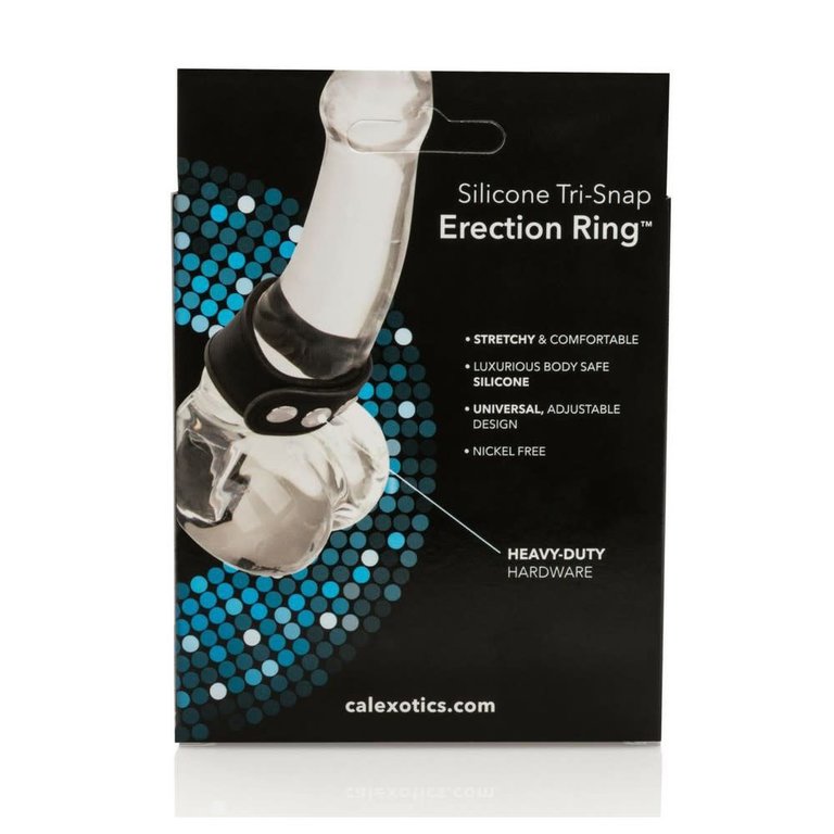 CalExotic Silicone Tri-Snap Erection Ring