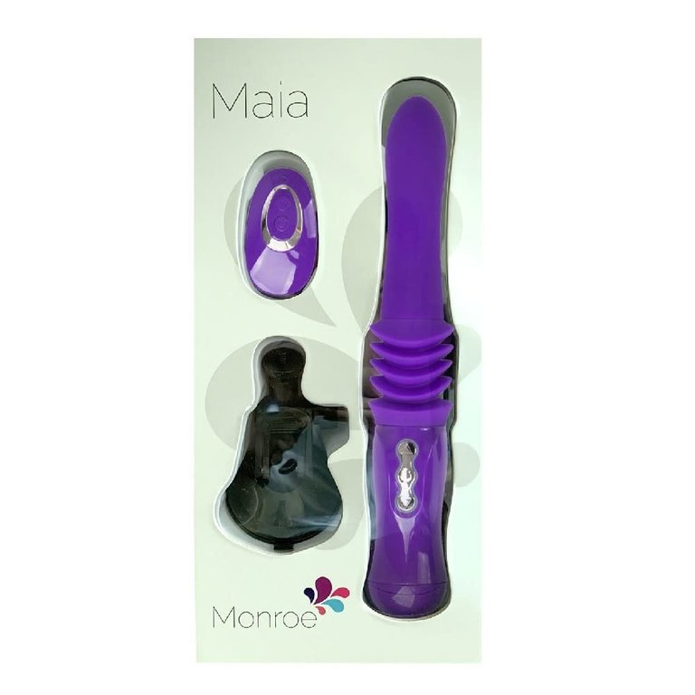 Maia Monroe Maia Silicone Thrusting Love Machine - Purple