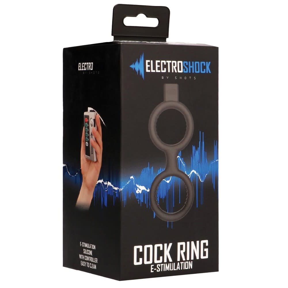Electroshock E-Stim Cock Ring With Ballstrap