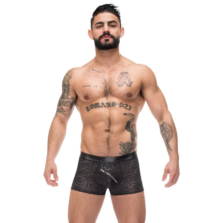 Male Power Zip Pouch Short