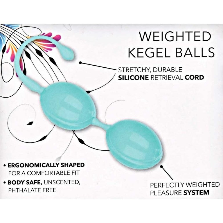 CalExotic Weighted Kegel Balls - Teal