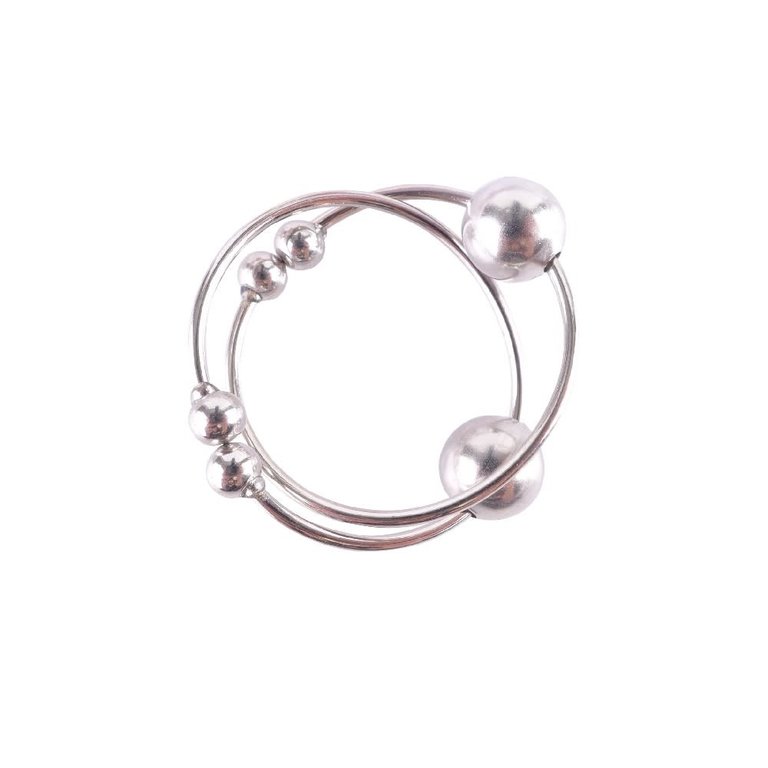 Pipedream Bull Nipple Rings - Silver
