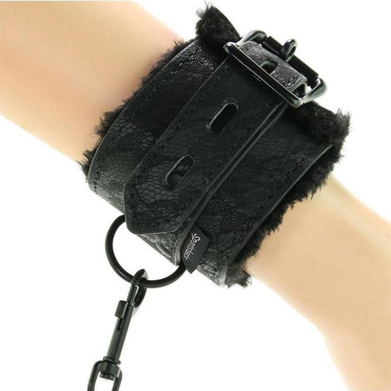 Sportsheets Lace Fur Lined Handcuffs