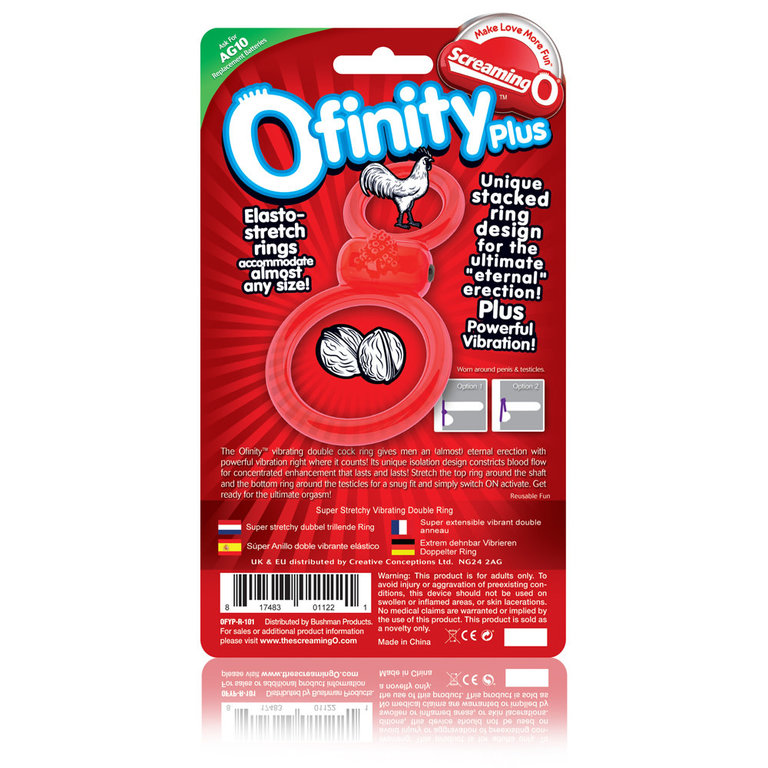 Screaming O Ofinity Plus Ring Asst - Single