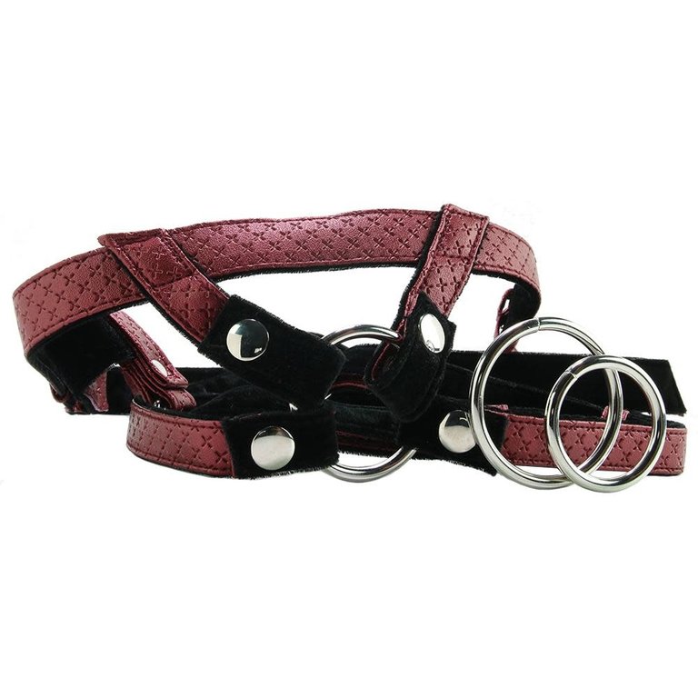 CalExotic Regal Duchess Royal Harness - Red