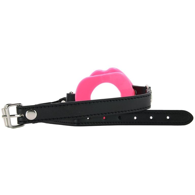 Sportsheets Silicone O-Ring Lips Gag - Pink