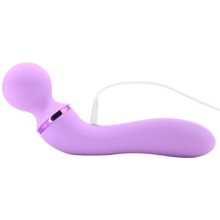 Pipedream Duo Wand Silicone Rechargeable Massage-her