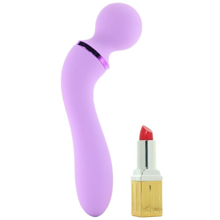 Pipedream Duo Wand Silicone Rechargeable Massage-her