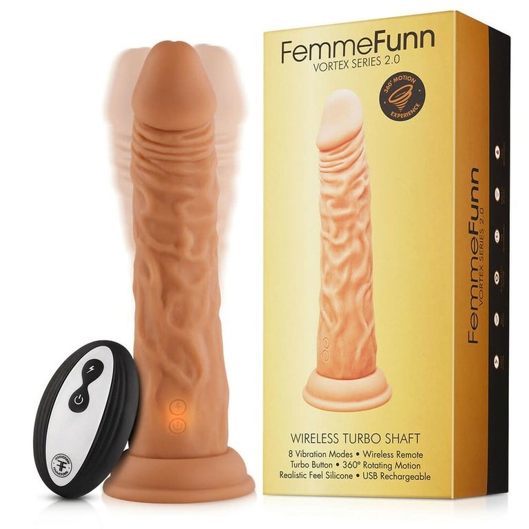 Femme Funn Turbo Shaft Realistic Vibrator Nude
