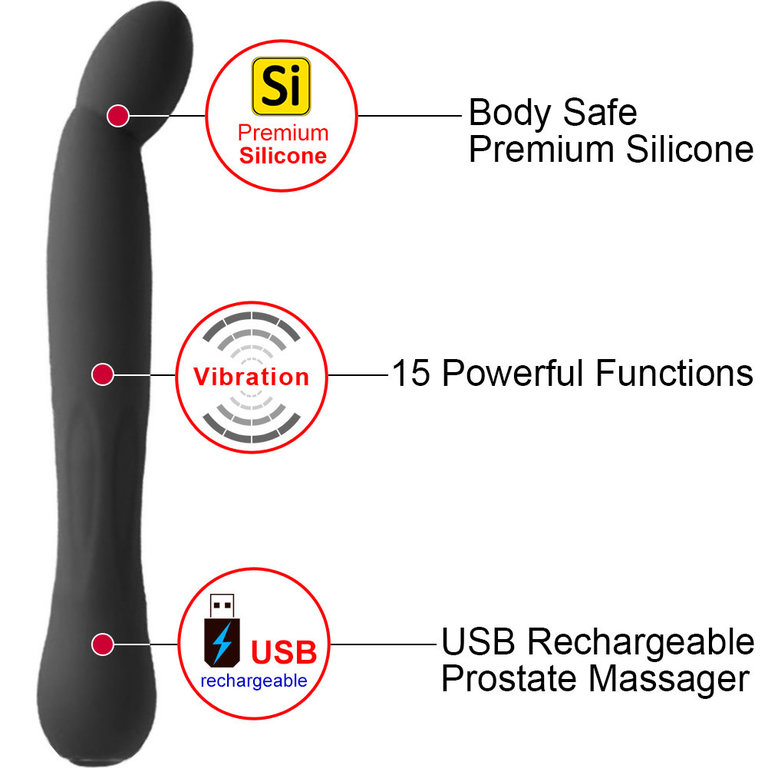 Sensuelle Homme Ace 15 Function Dual Motor Prostate Vibe
