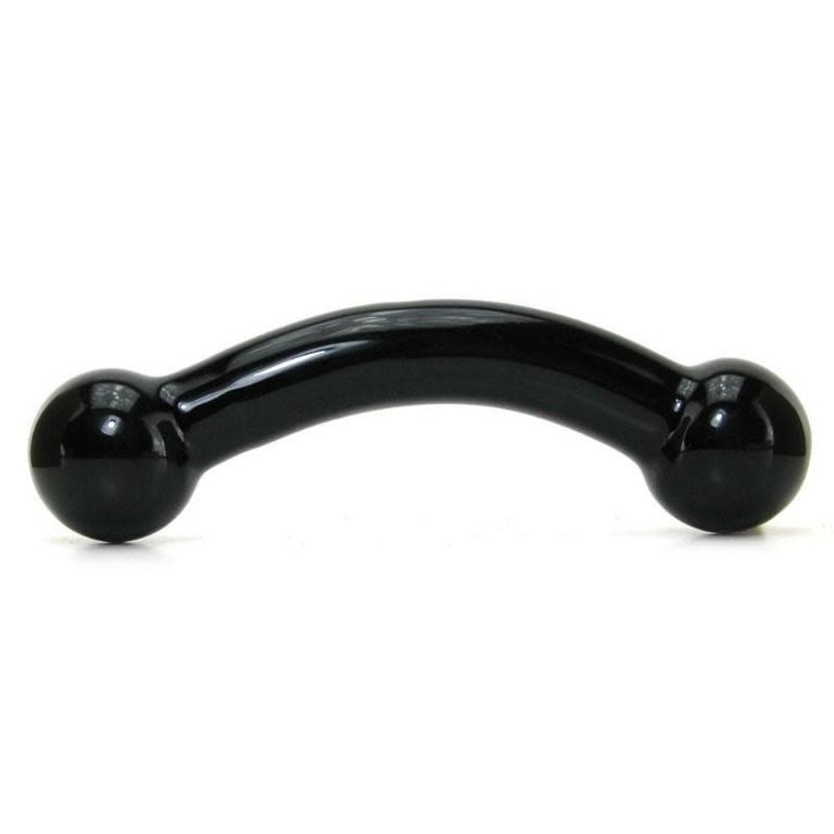 Glas Double Bull Black Glass Dildo