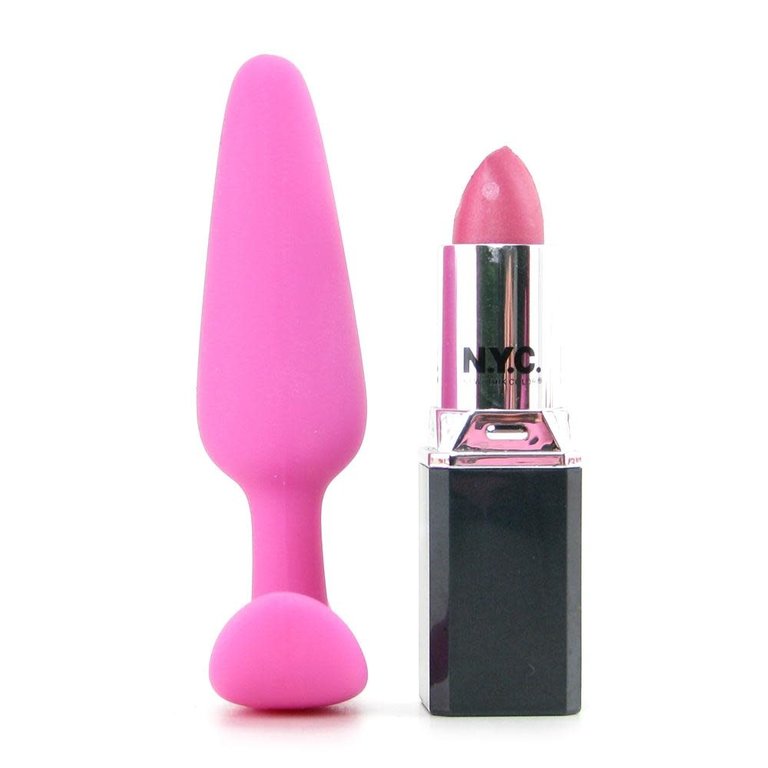 Doc Johnson Mood Naughty Silicone Anal Plug Small Pink