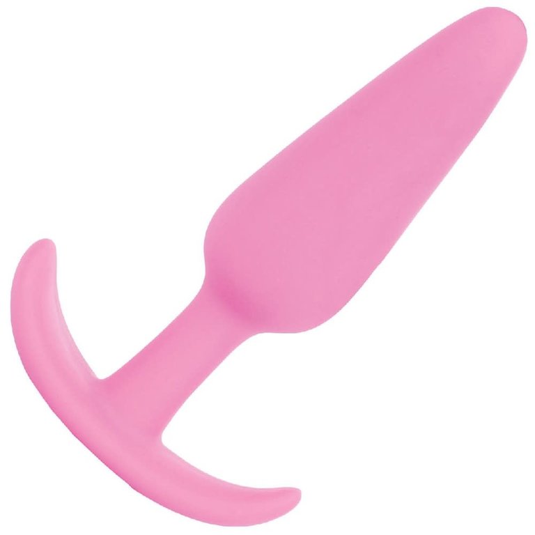 Doc Johnson Mood Naughty Silicone Anal Plug Small Pink