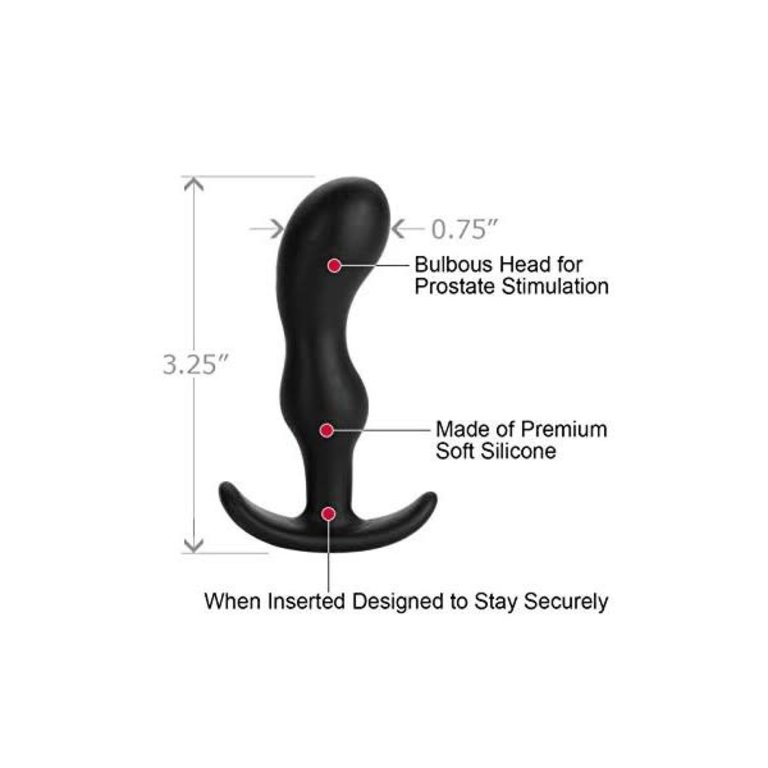 Doc Johnson Mood Naughty 2 Silicone Anal Plug Large Black