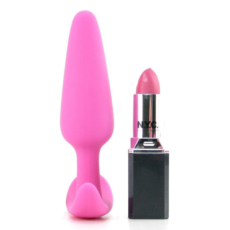 Doc Johnson Mood Naughty Silicone Anal Plug Medium Pink