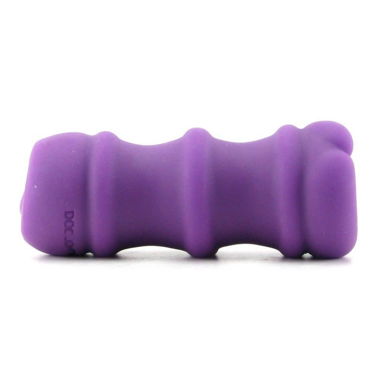 Doc Johnson Mood Ultraskyn Ribbed Stroker - Purple