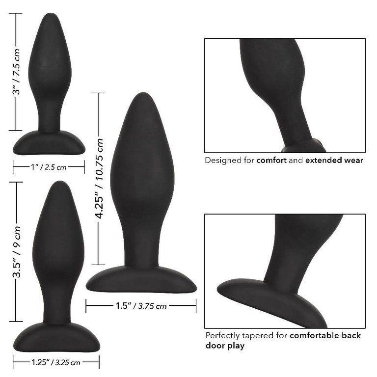 CalExotic Silicone Anal Exerciser Kit