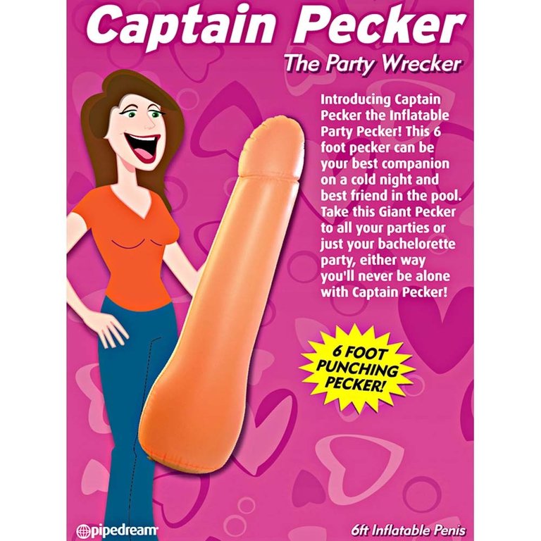 Pipedream Bachelorette Party Favors Captain Pecker Inflatable