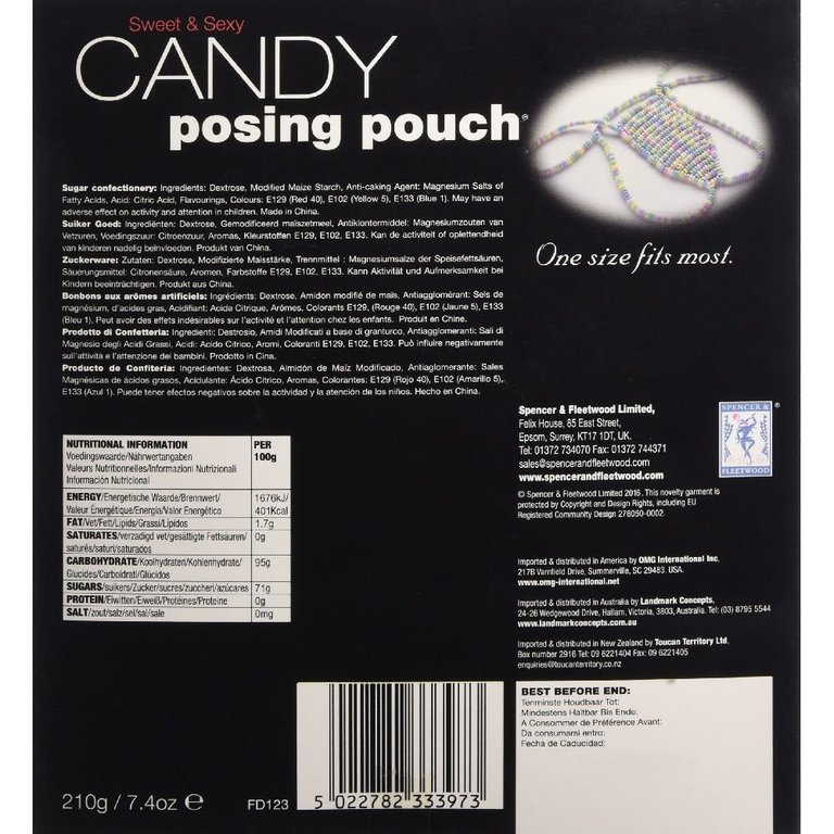 Hott Products Candy Male Posing Pouch