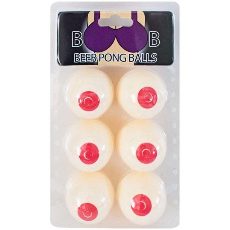 Boob Beer Pong Balls - 6 pack
