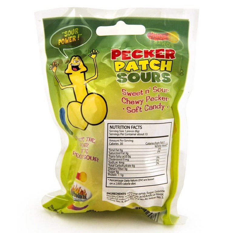 Hott Products Pecker Patch Sour Gummy Candy